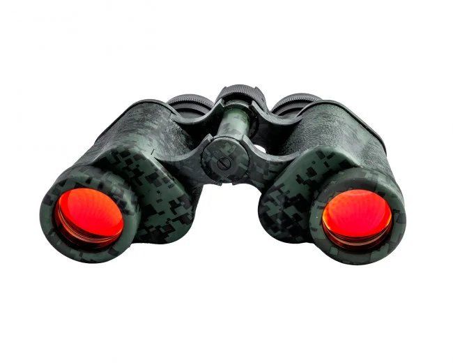 Бинокль КОМЗ БПЦс 8х30 рубин с сеткой пиксель