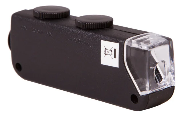 Микроскоп карманный Bresser 60x-100x со светодиодной подсветкой Микроскоп карманный Bresser 60x-100x со светодиодной подсветкой