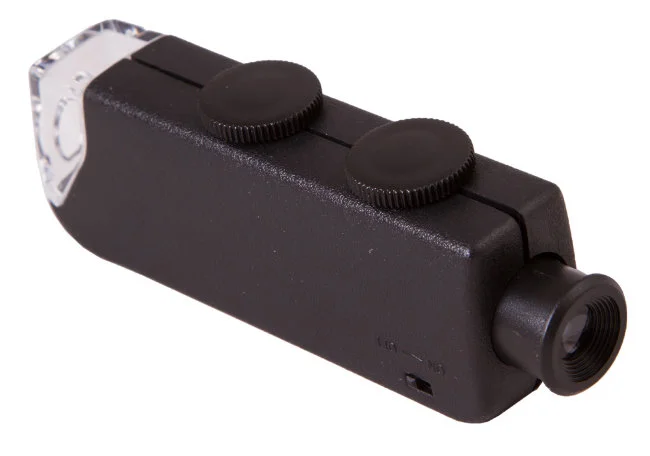 Микроскоп карманный Bresser 60x-100x со светодиодной подсветкой Микроскоп карманный Bresser 60x-100x со светодиодной подсветкой