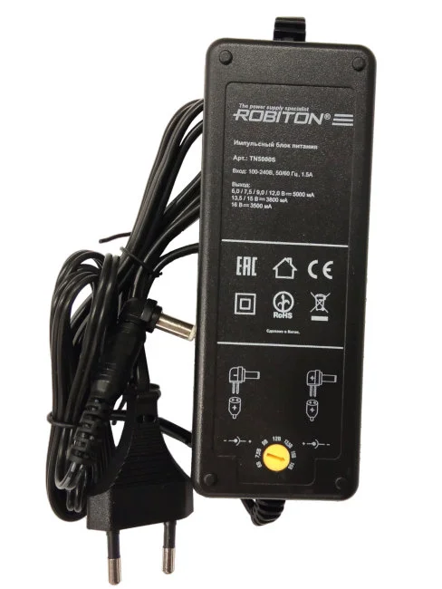 Блок питания импульсный Robiton TN5000S, 5000мА Блок питания импульсный Robiton TN5000S, 5000мА