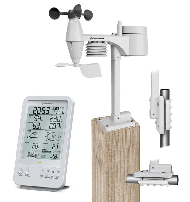Метеостанция Bresser «5 в 1», белая Метеостанция Bresser «5 в 1», белая
