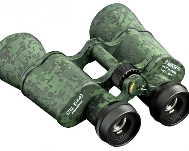 Бинокль КОМЗ БПЦc 10х40 с дальномерной сеткой рубин пиксель Бинокль КОМЗ БПЦc 10х40 с дальномерной сеткой рубин пиксель
