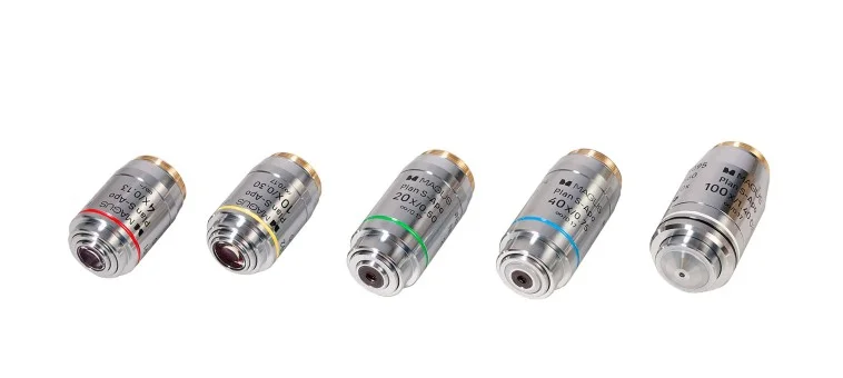 Набор объективов люминесцентных MAGUS FL S-APO60 PlanF S-Apo 4х/10х/20х/40х/100х ми∞/0,17 H60 мм