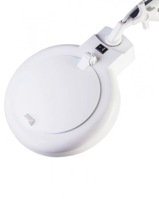 Настольная лампа-лупа с подсветкой Veber 8608D 5D, 5дптр, 120 мм