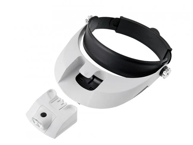 Лупа Veber 81001-G (лупа налобная с подсветкой) Лупа Veber 81001-G (лупа налобная с подсветкой)