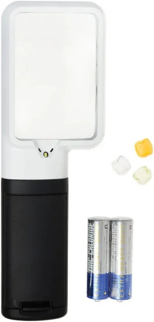 Лупа асферическая Eschenbach mobilux LED, 75х50 мм, 4.0х