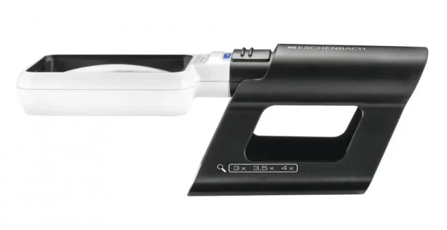 Лупа асферическая Eschenbach mobilux LED, 75х50 мм, 4.0х