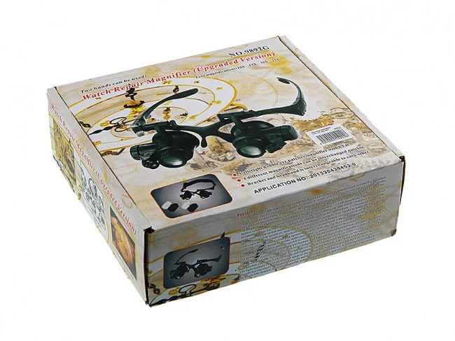 Лупа-очки Veber 9892G (10х, 15х, 20х, 25х)