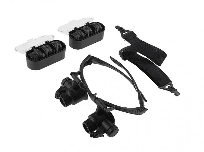 Лупа-очки Veber 9892G (10х, 15х, 20х, 25х)