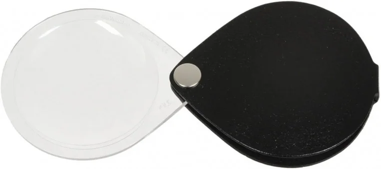 Лупа карманная Eschenbach classic, 60 мм, 3.5х, чёрная