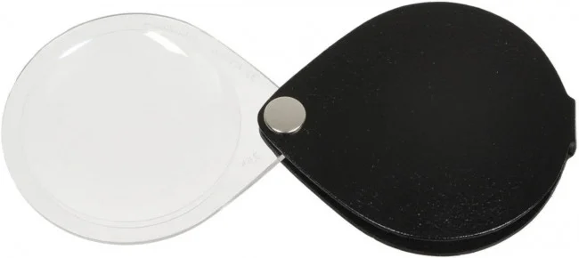 Лупа карманная Eschenbach classic, 60 мм, 3.5х, чёрная