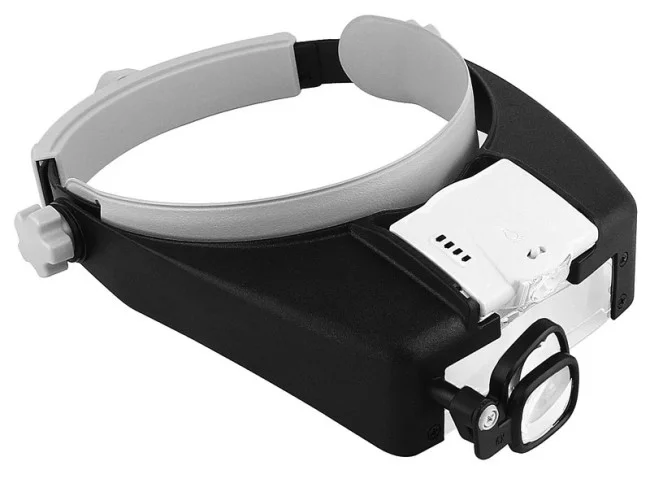 Лупа налобная 1.5/3.0/9.0/11.0/17.0x с подсветкой (2 LED) Kromatech MG81007-TSC Лупа налобная 1.5/3.0/9.0/11.0/17.0x с подсветкой (2 LED) Kromatech MG81007-TSC