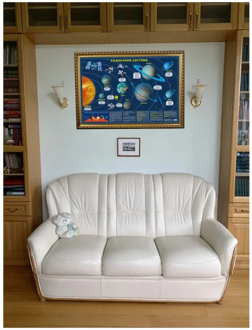 Карта Солнечной системы (светящаяся в темноте, тубус)