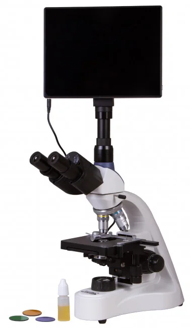 Микроскоп цифровой Levenhuk MED D10T LCD, тринокулярный Микроскоп цифровой Levenhuk MED D10T LCD, тринокулярный