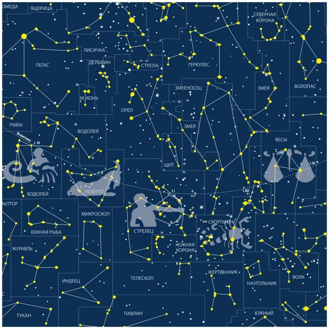 Карта звёздного неба (светящаяся в темноте) Карта звёздного неба (светящаяся в темноте)