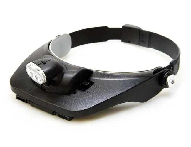 Лупа налобная с подсветкой Veber 81001-3Led, 1,2x-3,5x Лупа налобная с подсветкой Veber 81001-3Led, 1,2x-3,5x