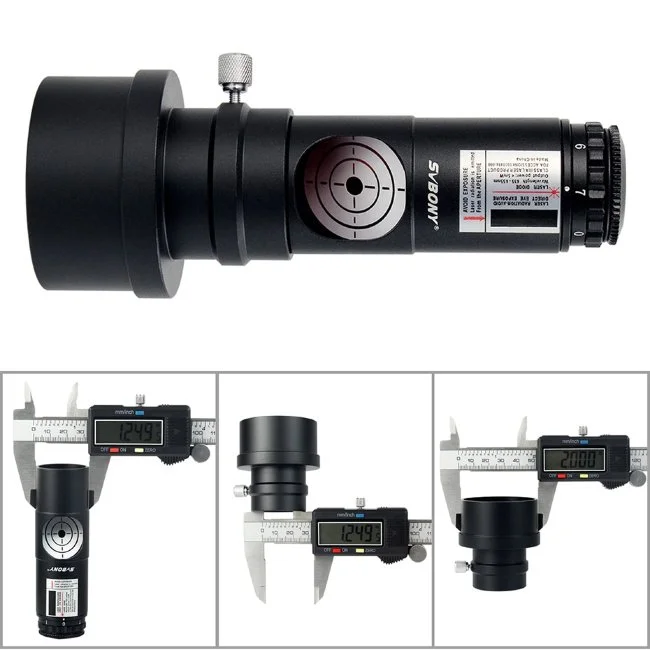 Лазерный коллиматор SVBONY, 1,25" с адаптером 2"