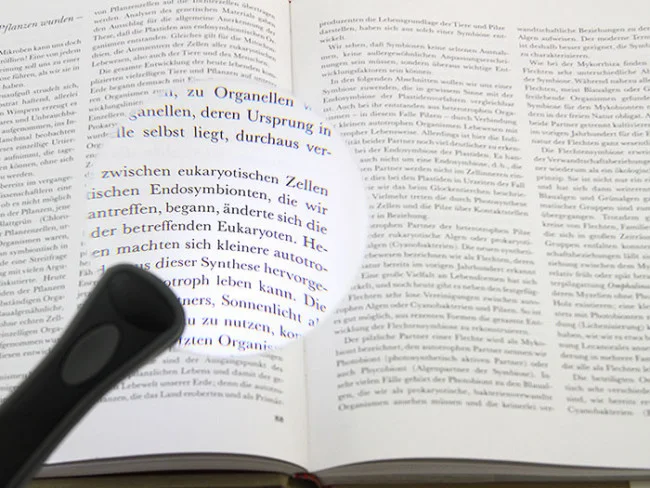 Лупа c ручкой и подсветкой Veber MG2B-3, 2.5x, 90 мм