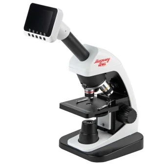 Микроскоп школьный Эврика 40х-1600х (вар. 3) цифровой