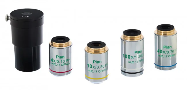 Фазово-контрастное устройство для микроскопов Levenhuk MED 30/35/40/45 (BF, DF) Фазово-контрастное устройство для микроскопов Levenhuk MED 30/35/40/45 (BF, DF)