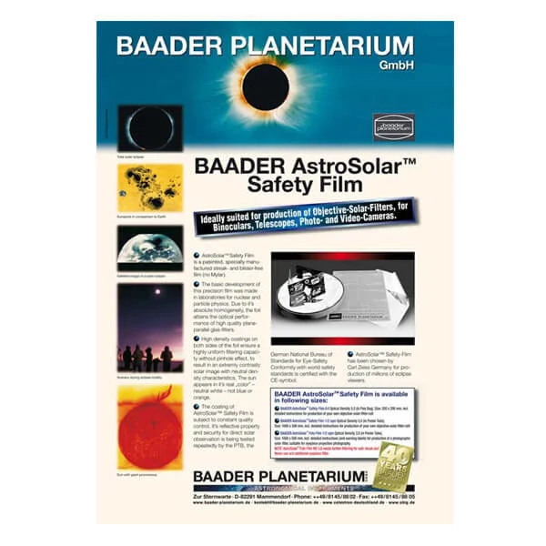 Пленка Baader Planetarium AstroSolar, 50х100 см