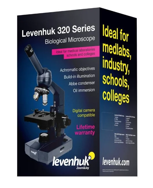 Микроскоп Levenhuk 320 PLUS, монокулярный