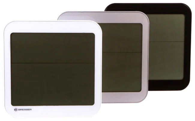 Часы настенные Bresser MyTime Meteotime LCD, белые