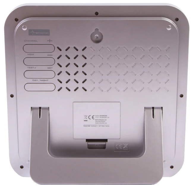 Часы настенные Bresser MyTime Meteotime LCD, белые