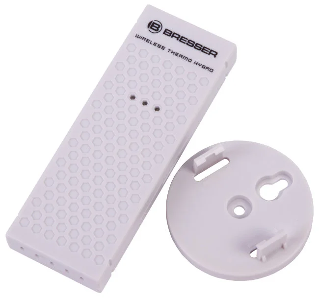 Часы настенные Bresser MyTime Meteotime LCD, белые