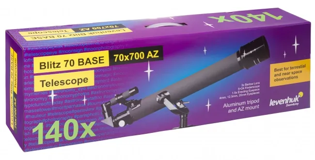 Телескоп Levenhuk Blitz 70 BASE Телескоп Levenhuk Blitz 70 BASE