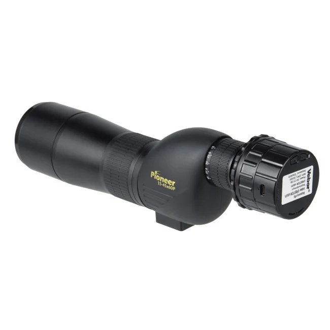 Цифровая зрительная труба Veber PioneerDigital 15-45*60 РD с WiFi Цифровая зрительная труба Veber PioneerDigital 15-45*60 РD с WiFi