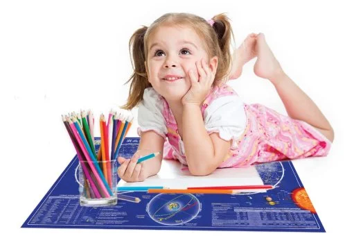 Коврик для творчества. Звездное небо (темно-синий)