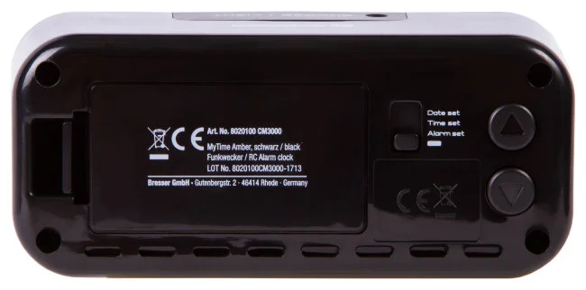 Часы Bresser MyTime Amber, черные