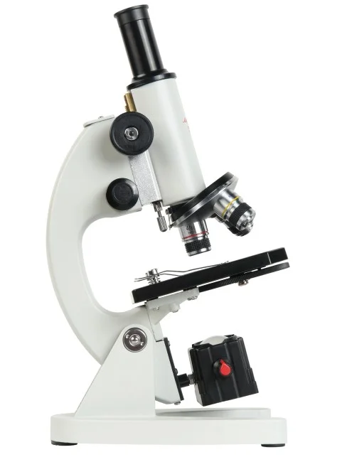 Микроскоп школьный Микромед Эврика 40х-640х (зеркало, LED)