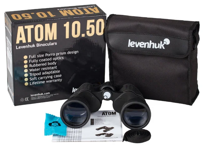 Бинокль Levenhuk Atom 10x50 Бинокль Levenhuk Atom 10x50