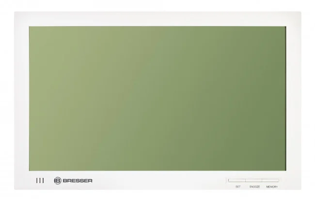 Метеостанция (настенные часы) Bresser MyTime Jumbo LCD, белая