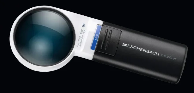Лупа асферическая Eschenbach mobilux LED, 60 мм, 4.0х Лупа асферическая Eschenbach mobilux LED, 60 мм, 4.0х