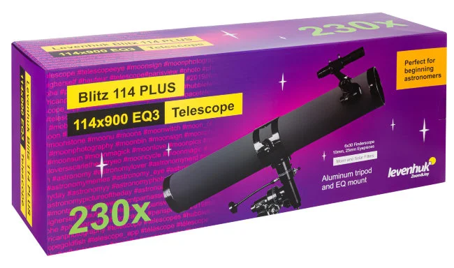 Телескоп Levenhuk Blitz 114 PLUS Телескоп Levenhuk Blitz 114 PLUS