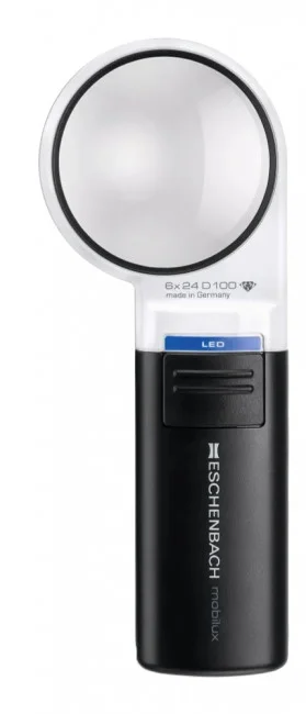 Лупа асферическая Eschenbach mobilux LED, 58 мм, 6.0х Лупа асферическая Eschenbach mobilux LED, 58 мм, 6.0х