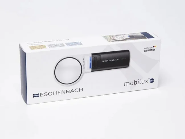 Лупа асферическая Eschenbach mobilux LED, 58 мм, 6.0х Лупа асферическая Eschenbach mobilux LED, 58 мм, 6.0х