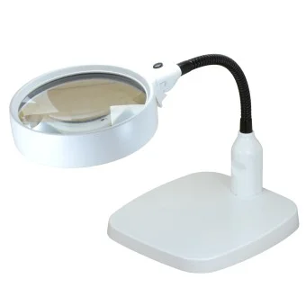 Лупа настольная 8x-138мм на гибком штативе с подсветкой (6 LED) Kromatech 7765 Лупа настольная 8x-138мм на гибком штативе с подсветкой (6 LED) Kromatech 7765