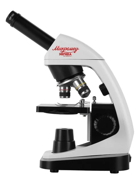 Микроскоп школьный Микромед Эврика 40х-1600х (вар. 3)
