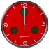 Часы настенные Bresser MyTime io NX Thermo/Hygro, 30 см, красные