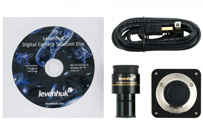 Микроскоп цифровой Levenhuk MED D40T, тринокулярный Микроскоп цифровой Levenhuk MED D40T, тринокулярный