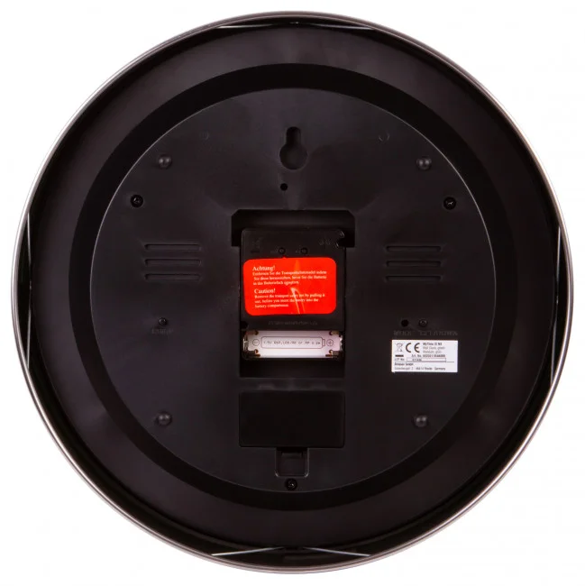 Часы настенные Bresser MyTime io NX Thermo/Hygro, 30 см, голубые