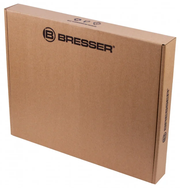 Часы настенные Bresser MyTime io NX Thermo/Hygro, 30 см, голубые