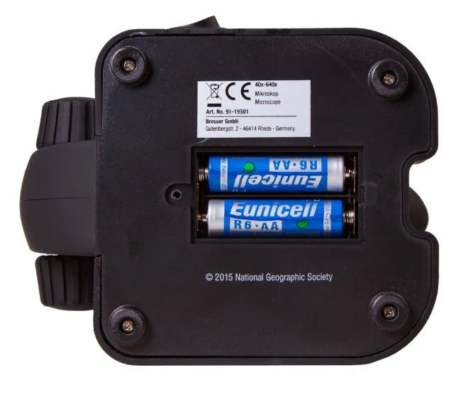Микроскоп Bresser National Geographic 40–640x с адаптером для смартфона