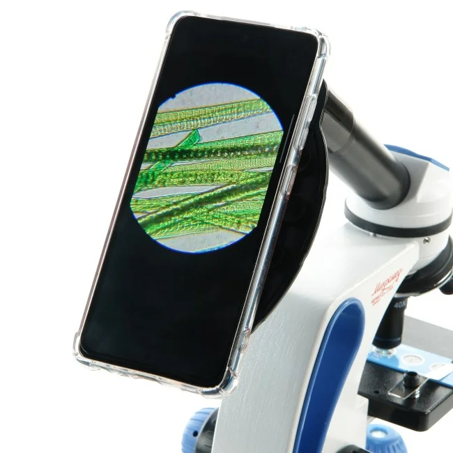 Микроскоп школьный Микромед Эврика Smart 40х-1280х в текстильном кейсе