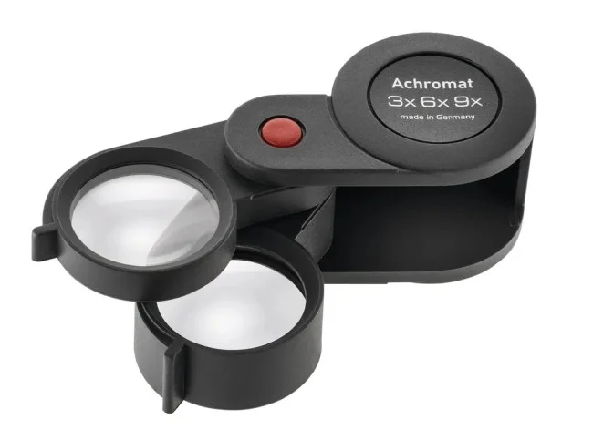 Лупа ахроматическая складная Eschenbach, 23 мм, 3.0х; 6.0х; 9.0х