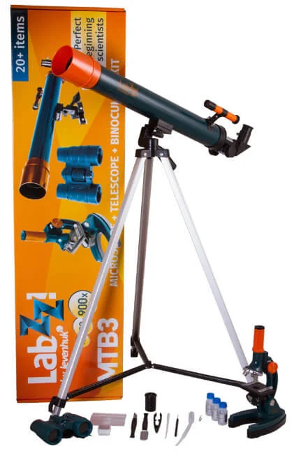 Набор Levenhuk LabZZ MTВ3: микроскоп, телескоп и бинокль